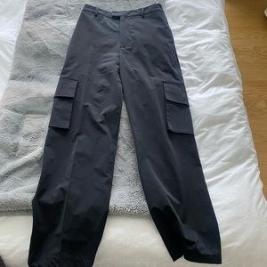 Helsa Tech Gabardine Trousers in Black